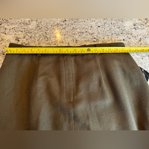 Sag Harbor Olive Green Midi Skirt - Picture 7 of 8